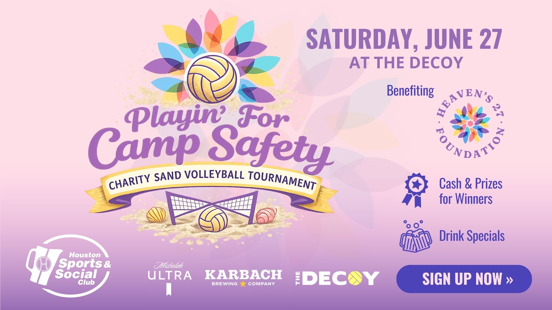 Playin for Camp Safety: Benefitting Heaven's 27