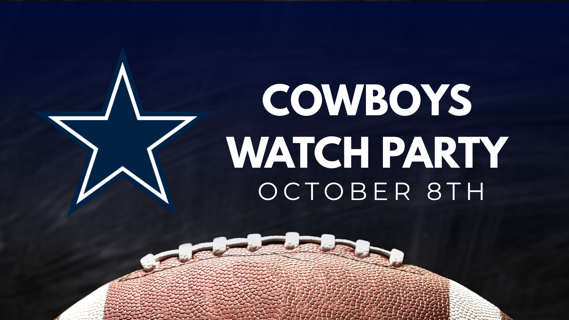 cowboys vs buccs watch party at the decoy on october 8th